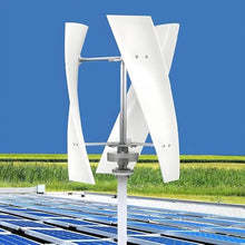 Wind Turbine Generator Kit, 10000W 12000W Portable Vertical Helix Wind Power Turbine Generator, 3 Blade Wind Generator Kit with Charge Controller for Marine RV Home Industrial Energy 10000W-48V
