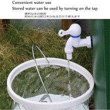 GPDJHRTI Rainwater Barrels, Rain Barrel，Top Cover with Filter Mesh, Sturdy Fabric(Green,1000L)