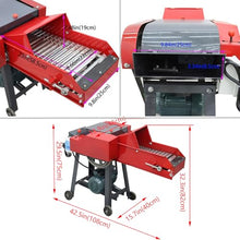 HayWHNKN Chaff Cutter Straw Corn Pulverizer Machine Red