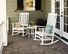 Polywood Nautical Rocking Chair Set Black
