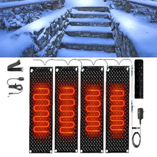 Coal2ToalPW No-Slip Snow Melting Mats - Outdoor Rubber Heating Mats for Fast Snow Removal and(40x60cmx4Pcs)