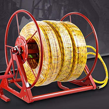 Hose Reels Decorative Garden Hose Storage Large Swimming Pool Injection Pipe Storage Rack, Outdoor Garden Wheel Decoration Statue Large 300M Hose Reel (Color : Hose Reel+200M Pipe)