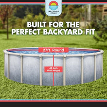 Lake Effect Pools 'Bermuda' 27 ft Round Above Ground Swimming Pool