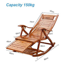 Zero Gravity Chair Wooden Folding Patio Chair Sun Lounger Recliner Comfortable Relax Rocking Chair Adjustable Reclining Deck Chair for Balcony Garden Pool Outdoor Indoor Chaise Lounger