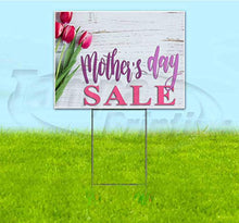 Mothers Day Sale (18" X 24") Yard Sign, Quantity Discounts, Multi-Packs, Includes Metal Step Stake, Bandit Sign