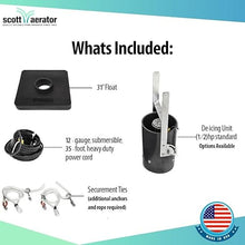 Scott Aerator Floating De-Icer for Lakes & Ponds 3/4 HP 115V Stainless Steel