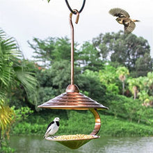ZYBB Hanging Bird Feeder Seed Tray Outdoors Metal Food Tray for Attracting Birds Hummingbird Feeder