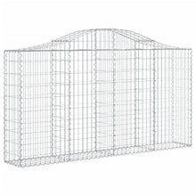 Arched Gabion Baskets 4 pcs Galvanized Iron White Black Other