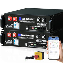 ECO-WORTHY Cubix100 48V 200Ah LiFePO4 Lithium UL9540 Server Rack Battery