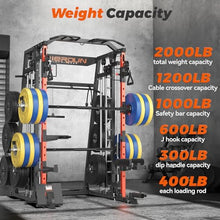 FEIERDUN Power Cage Smith Machine FOR01 + Weight Bench +BP 230lb