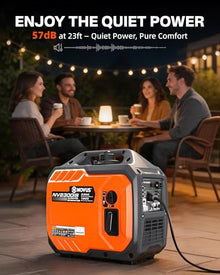 NOVUS 2300W Inverter Generator, Portable Gas Generator for Camping, Home