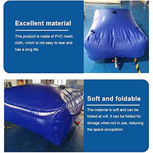 JIONET Water Bladder Tanks with Faucet, Folding Water Carrier Tank Large Capacity Soft Water Bag Drought-Resistant Water Tanks for Construction Watering (Color : Blue, Size : 1000L)
