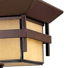 2 Light Medium Outdoor Flush Mount in Transitional-Craftsman-Coastal Style 12.25 inches Wide By 7 inches High-Satin Black Finish-Incandescent Lamping Type Transitional Craftsman Coastal Outdoor
