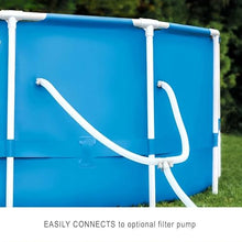12ft x 30in Round Metal Frame Above Ground Swimming Pool, Pump Not Included