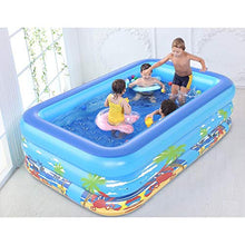 Rsmmpqa Foldable Swimming Pool Oversize Thickened Abrasion Resistant Inflatable Pool Safety and Environmental Protection Backyard Water Party
