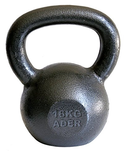 Ader Sporting Goods Ader Premier Kettlebell Set with DVD Grey