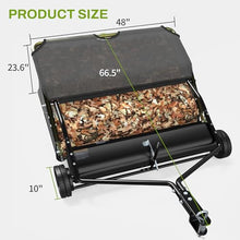 AUTOSAVER88 48" Tow Behind Lawn Sweeper 25 cu. ft Capacity