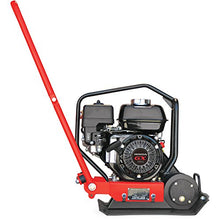 Tomahawk 5.5 HP Vibratory Plate Compactor Tamper for Dirt, Asphalt, Gravel, Soil Compaction Powered by Honda GX160 Engine