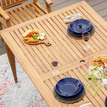 Cambridge Casual Texas Rectangular Dining Table – Solid Teak Wood Patio Table – 72-Inch Durable Weather-Resistant Dining Table for Garden, Deck, or Backyard