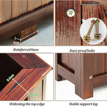 Dalumian Wooden Planter Box, Garden Raised Beds, Free-Standing Trellis Planter Box, Indoor and Outdoor Use, Elevated Above Ground Garden Bed for Garden, Patio, Balcony(100 * 40 * 50cm)