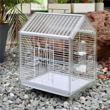 Large Clear Bird Cage Villa, Panoramic Transparent Splash Proof Home Cage