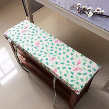 XIEMINLE Garden Bench Cushion Dining Chair Cushion 2/3 Seater Indoor, Rectangle Swing Seat Pads with Ties, Soft Colorful Seat Cushions Suitable for Park Kitchen Garden Swing,140 * 50 * 3cm,Style4