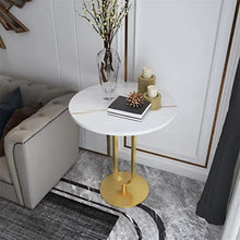 NRFJFOP Slate Small Side Corner Table Coffee Cabinet Sofa Living Room Balcony Nordic Round