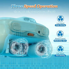 Automatic Pool Vacuum Cleaner,for Pools W/10l Large Capacity & Anti-Stuck Foam,3-Speed Modes,10-Hour Continuous Cleaning & 2000sq.ft