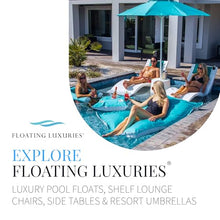 Floating Luxuries Kai Shelf Pool Lounger Set of 2 White