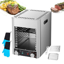 Electric Steak Cooker Teppanyaki Grill, Electric Steak Grill with 10 Level Design, Countertop Barbecue Grill Pan for Family Gatherings, Constant Temperature 800℃,