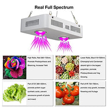 Grow Light LED Grow Light Full Spectrum Indoor Hydroponic Greenhouse Plant Growth Lighting Replace UFO Growing Lamp for Indoor Plant Hydroponic Growing Light (Wattage: 300W) (300W)