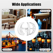 HYZHANHONG 12v, 12V 24V 48V 2000W Windmill Maglev Wind Turbines, Solar Wind Turbine 5 Blades Suitable for Wind and Solar Power Generation(White)