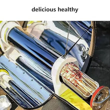 Portable Solar Oven, Outdoor Solar Stove with Thermometer, 4.5L Large Capacity and Adjustable Temperature, Cook Meals in 20 Min and Easy to Carry, Great for Camping, Travel and Beach