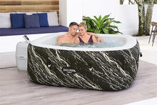 Bestway SaluSpa Hawaii EnergySense Smart Luxe AirJet Inflatable Hot Tub Spa Black Marble