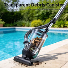 zcjysqav Cordless Spa Vacuum - Above Ground Pool Cleaner w/Brush Heads for Debris & Sand