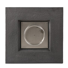 Christopher Knight Home Chesney Magnesium Oxide Square Gas Fire Pit, Stone Finish