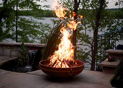 Fire Pit Art Emperor-MLS120-NG Fire Pit NG, Metal