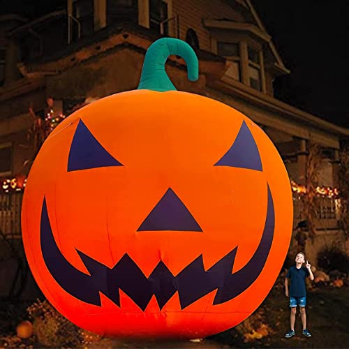 TKLoop Giant 20ft Premium Halloween Inflatable Pumpkin Decoration Orange