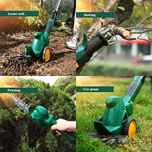 Grass Trimmer Cordless String Trimmer Small Household Electric Lawn Mower Multifunctional Weeder Retractable Rod 10.8V/2.0Ah Lithium Battery (Specification : Battery*1) (Battery*1)