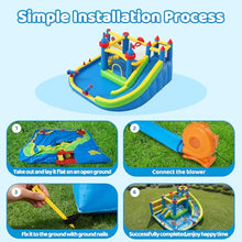 SunSwell Inflatable Water Slide for Kids Backyard with 450W Blower