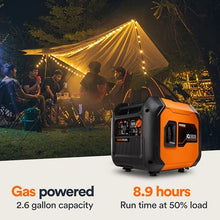 Generac 3,500 Watt Gas Powered Portable Inverter Generator, Electric Start