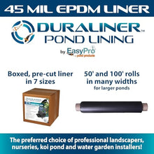 EasyPro RPL105 DuraLiner 10' x 50' 45mil EPDM Rubber Pond Liner Roll