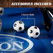 Soccer Foosball Table Arcade Game Set 54 in Black Grey