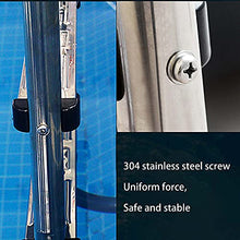 Swimming Pool Handrail 304 Stainless Steel Swimming Pool Grab Rail with 2 Non-Slip Pedals for Garden Backyard Pools/Silver / 1mm (Silver 1mm) (Silver 1.2mm)