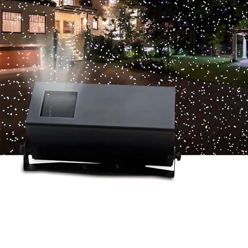 Garden Lights Star Christmas Projector, Moving Lighting LEDs, Landscape Spotlight, Decorations Stage Lights, Ultra-Wide Projection, Tree Topper (White)