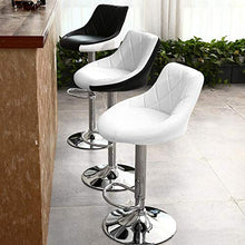 GLigeT Bar Chairs 2 Pieces/Set of Swivel Bar Stools Adjustable Lift High Stools for Kitchen Bars 7 Color Home Office Leather Chairs Bar Stools (Color : C)