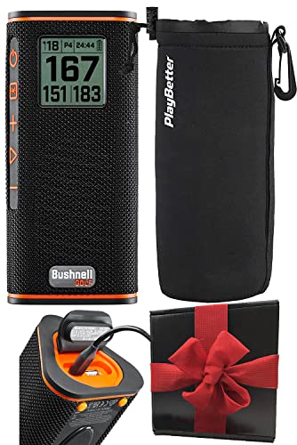 PlayBetter Bushnell Wingman View Golf Speaker Red