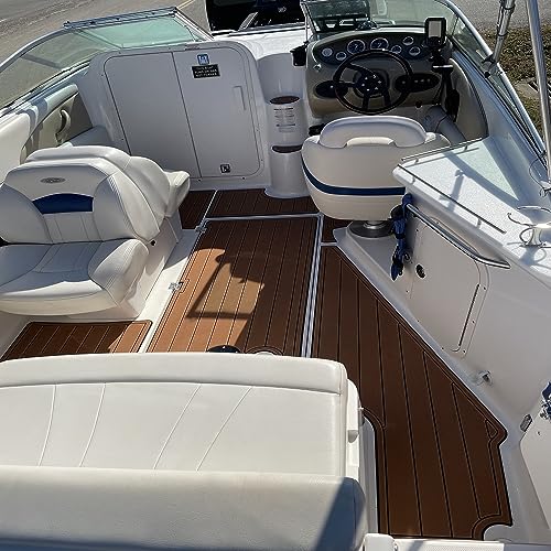 Zomanon Boat EVA Faux Teak Decking Floor Pad for 2003 Chaparral 215 SS - Available in Multiple Colors