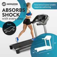 Horizon Fitness T101 Foldable Treadmill Black