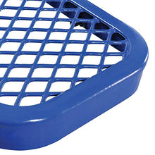 Global Industrial 6'L Heavy Duty Expanded Metal Mesh Flat Bench, Blue